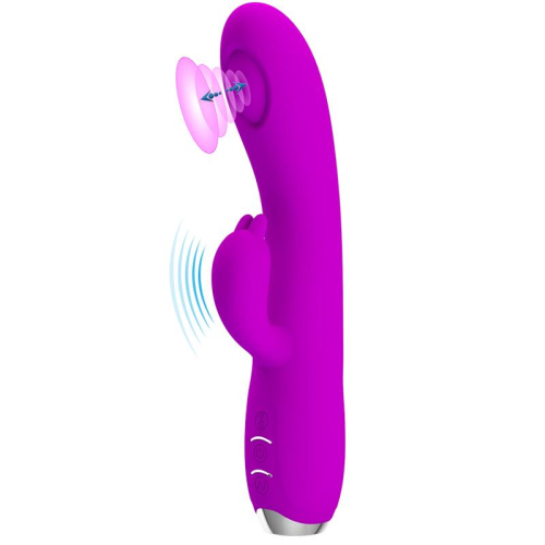 Regina Vibrador com Sucção e Tapping