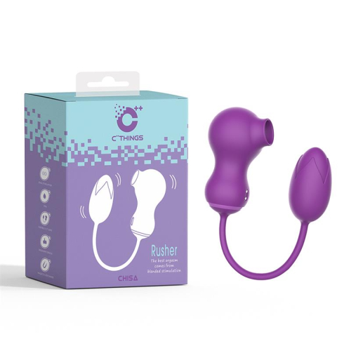 Rusher Succionador de Clítoris y Ovo Vibrador