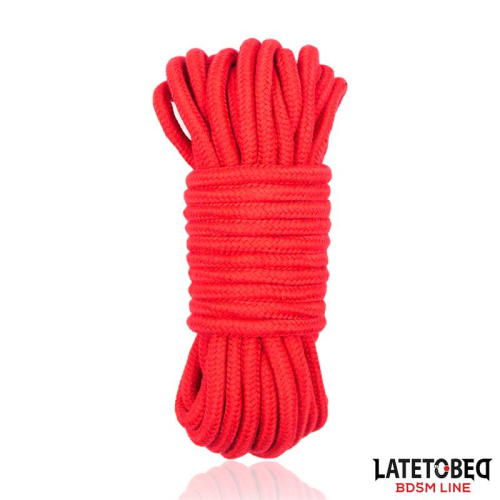 Corda Bondage de Algodão 5 m Vermelho