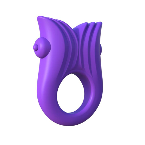Fantase C-Ringz Anel de Silicone Venus Love Roxo
