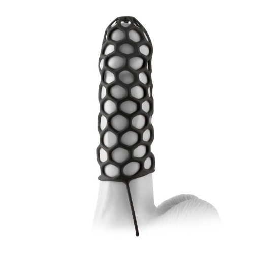 Fantasy X-tensions Silicone Warrior Cock Cage-Bla