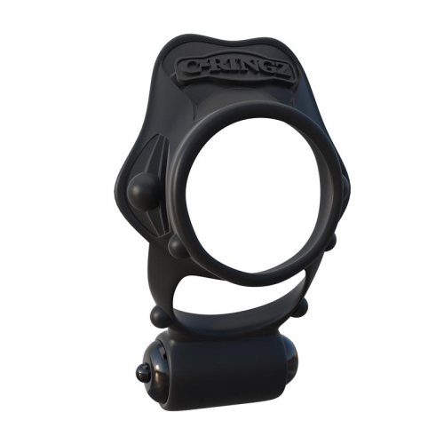 Fantasy C-Ringz Anel Vibrador Pesado Preto