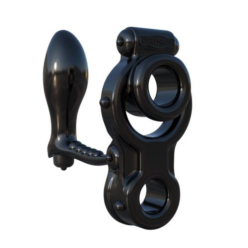 Fantasy C-Ringz Anel com Plug Anal Ironman Preto