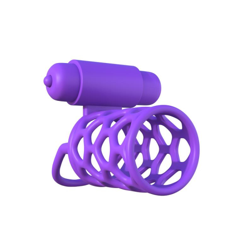 Fantasy C-Ringz Anel Vibrador Jaula para Casais Púrpura