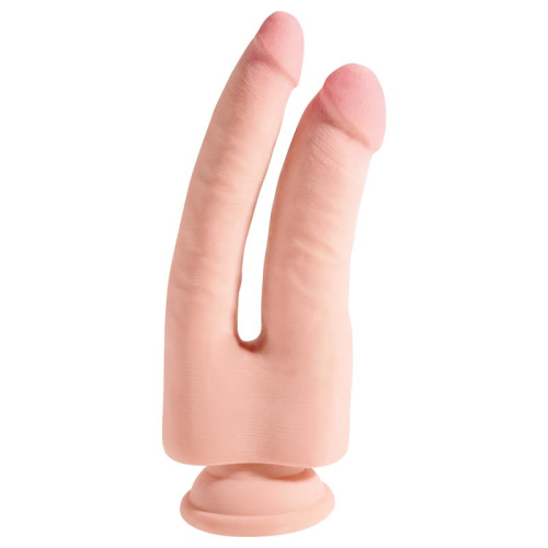 3D Dildo Doble Pênistración Triple Densidad Plus 9.5 Natural