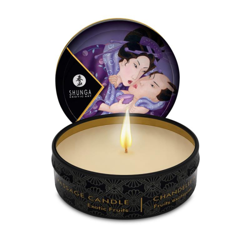 Shunga Mini Vela de Massagem Frutas Exóticas
