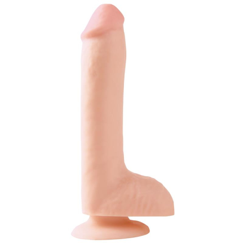 Dildo com Testículos y Otário Cor Natural