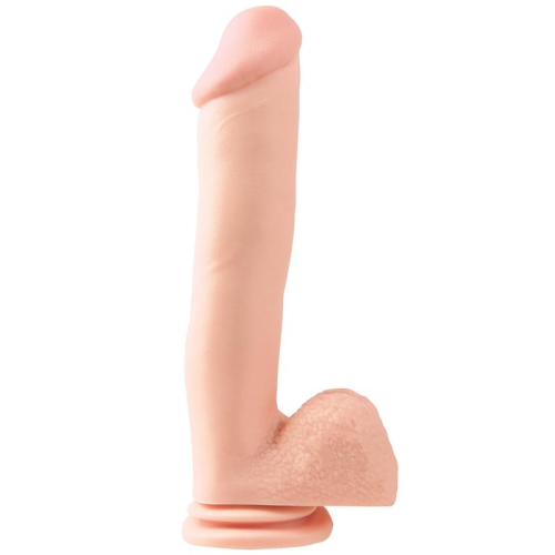 Dildo com Testículos y Otário 30.5 cm Cor Natural