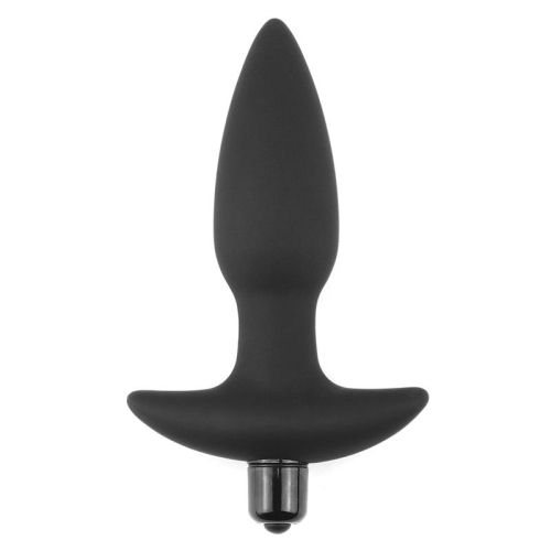 Plug Anal Fantasy Plug com Vibração Preto
