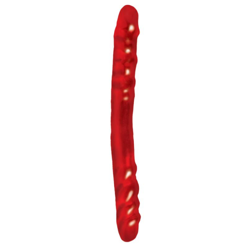 Dildo Doble Cor Vermelho 33,7 cm