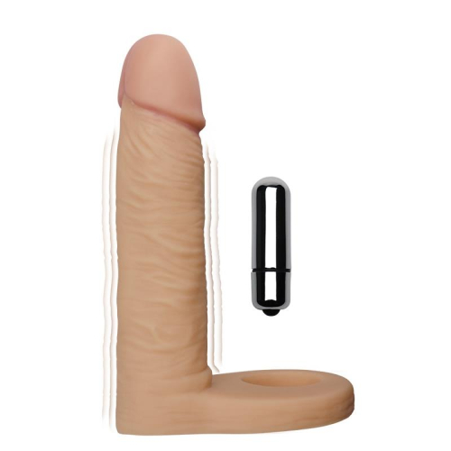 Dildo The Ultra Soft Double com Vibração 5.8 Natural
