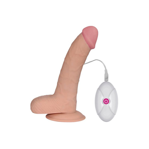 Dildo The Ultra Soft Dude com Vibração 8.8 Natural