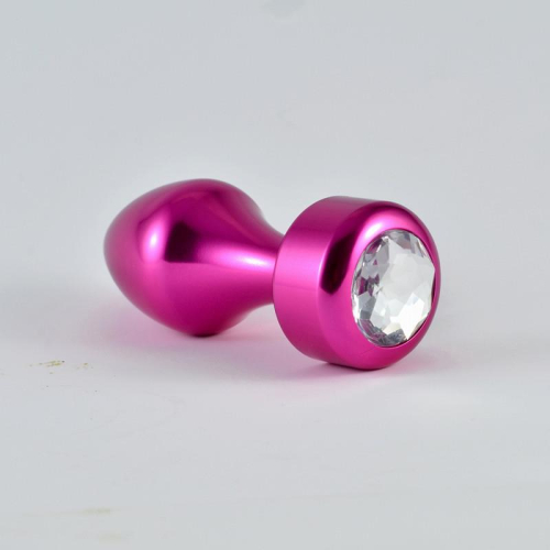 Plug Anal Fuchsia Rosebud com Joya