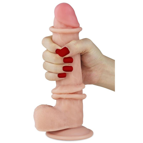 Dildo com Pelagem Retractil 8