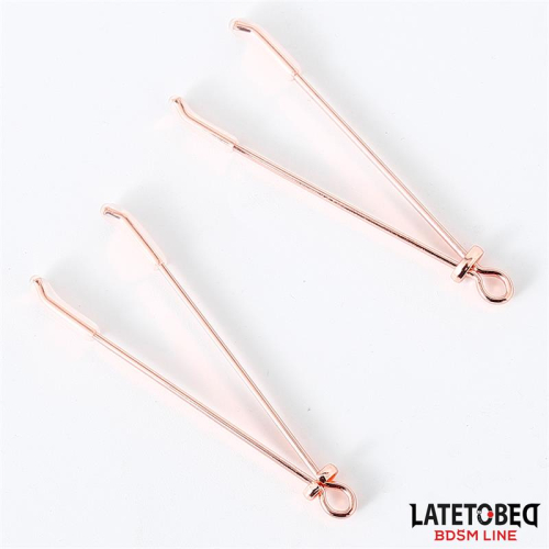 Pinças para Mamilos Cor Oro Rosa