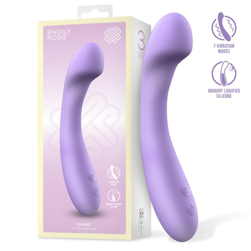Dianne Vibrador Silicone Líquida Unibode Ponto G Flexible USB