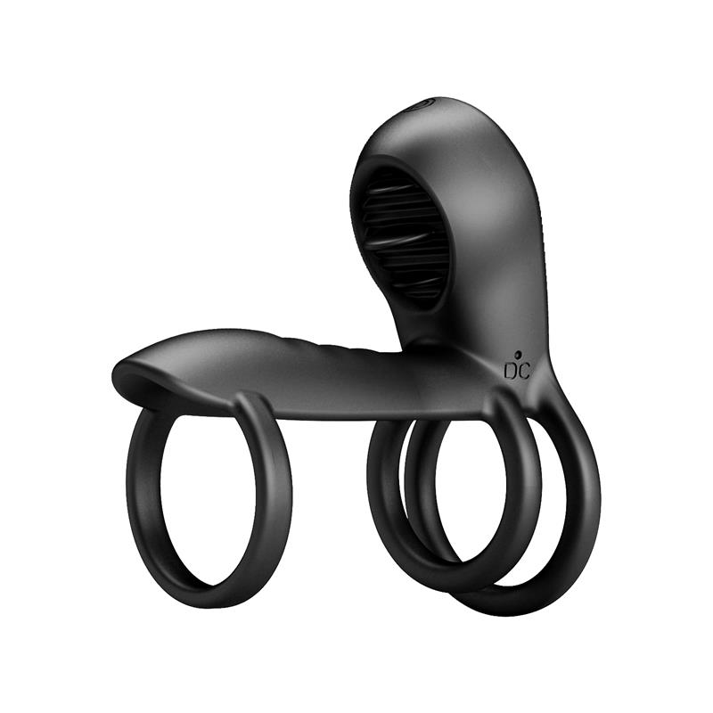 Jammy Anel Triple com Vibração USB