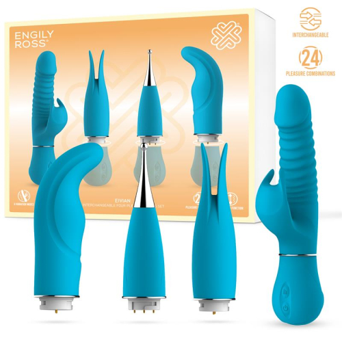 Eivian Set 4 Peças Intercambiables Vibração e Thrusting