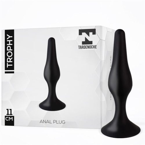 Trophy Plug Anal 11 cm Silicome Preto