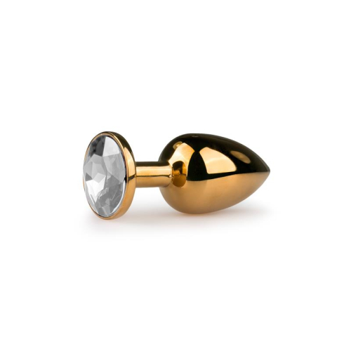 Plug com Cristal Transparente No. 1 - Dorado