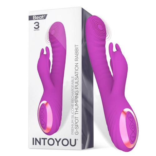 Beat3 Vibrador com Ponto G com Pulsação 3 Motores