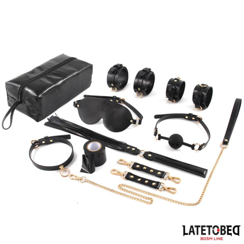 Kit de Bondage 8 Pz com Bolsa de Almacenaje