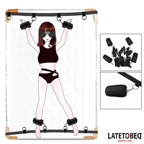Ataduras para a Cama com 4 Enganches