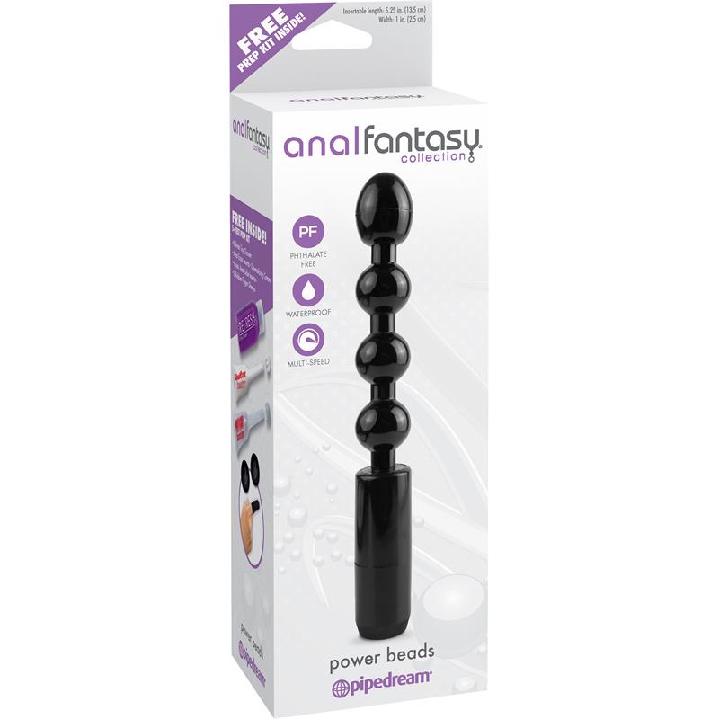 Corrente Anal com Vibração Preto