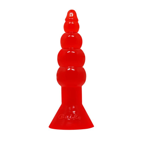 Baile Plug Anal Forma Bulbosa Cor Naranja