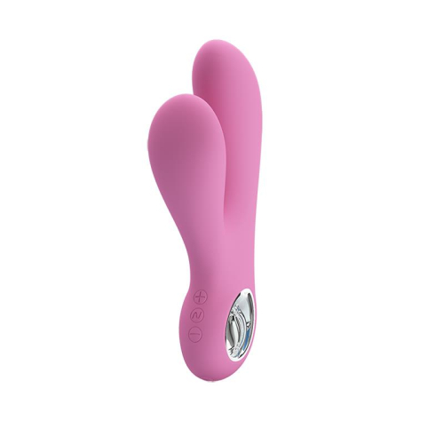 Vibrador Canrol USB Silicone Rosa Suave