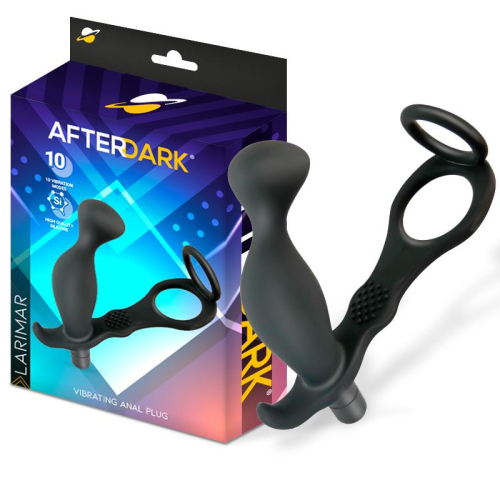 Larimar Plug Anal com Vibração y Anel para o Pénis y Testículos