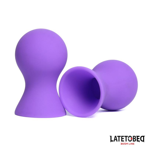 Succionador Mamilos Silicone Púrpura