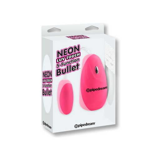 Neon Balla Vibradora 5 Funçãoes Luv Touch Rosa