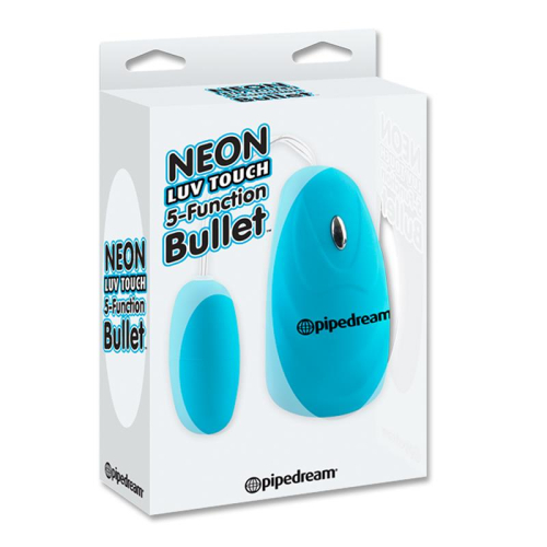 Neon Bala Vibradora 5 Funçãoes Luv Touch Azul