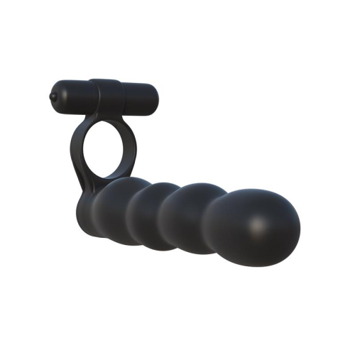Fantasy C-Ringz Anel Duplo Pênistrador Flexible Preto