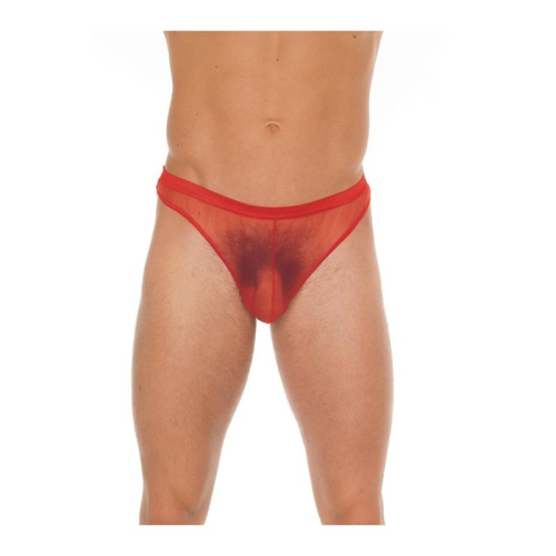 Tanga Rede Vermelho Tamanho Único