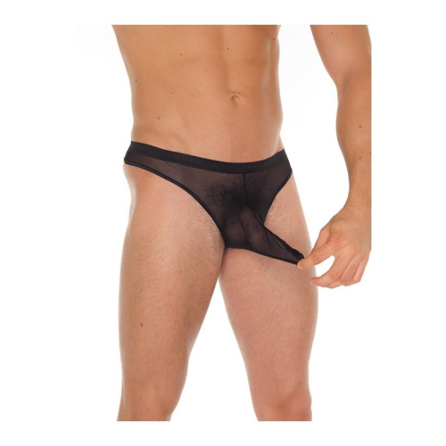 Tanga Rede Preto Tamanho Único