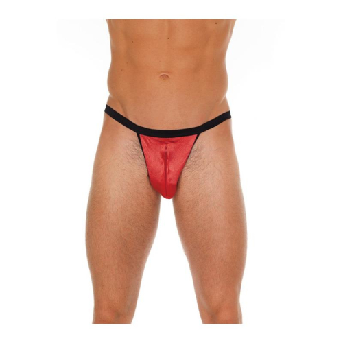 Tanga com Fecho Vermelho y Preto Tamanho Único