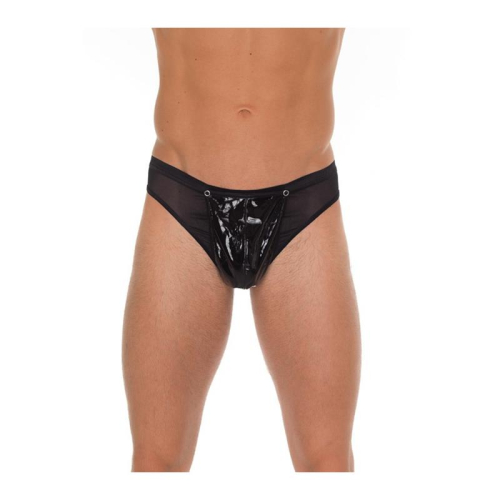 Tanga de PVC Preto Tamanho Único
