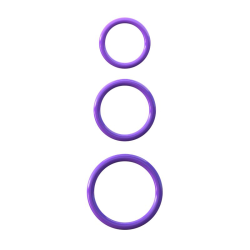 Fantasy C-Ringz Set de Anels de Silicone para Resistencia - Púrpura