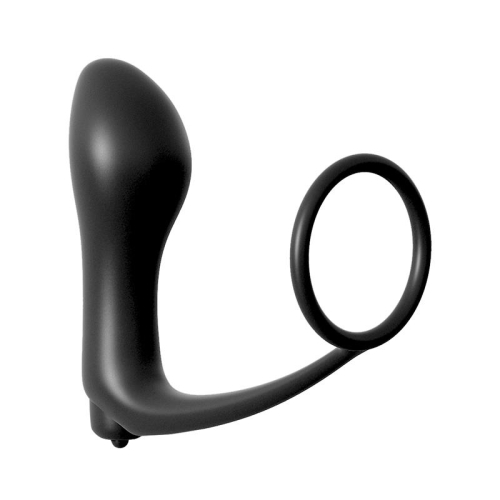 Plug Anal com Vibração Preto
