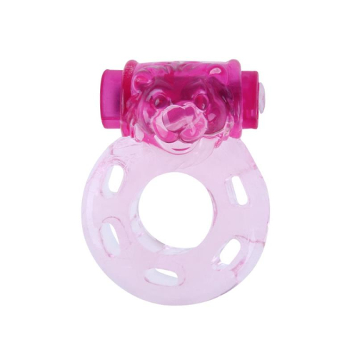 Anel Vibrador Cor Oso Rosa