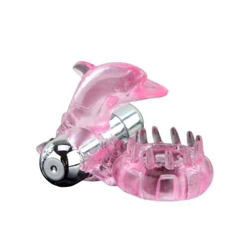 Anel Vibrador Love Dolphig Ring Rosa