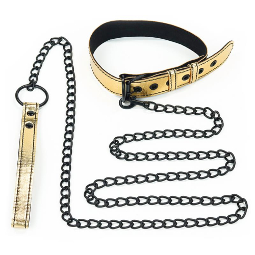 Colar com Cinto Bondage Dorado