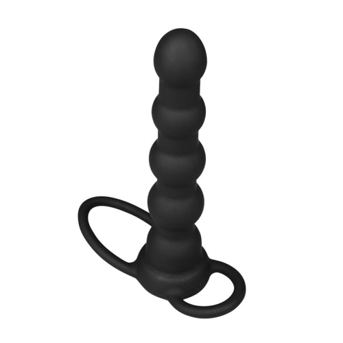 Plug Anal Double Prober com Vibração Preto