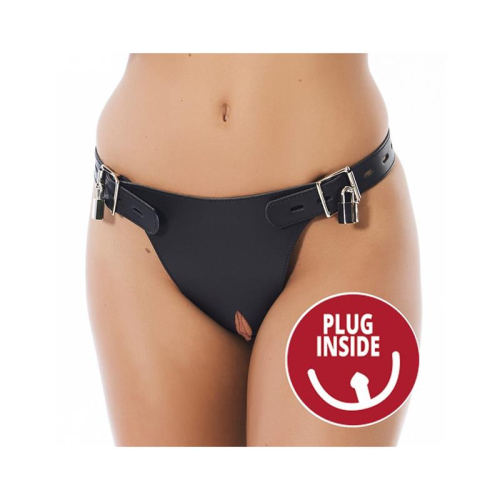 Arnés de Castidad com Plug Anal