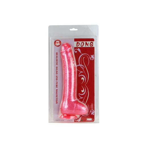 Baile Dildo com Otário color Rosa