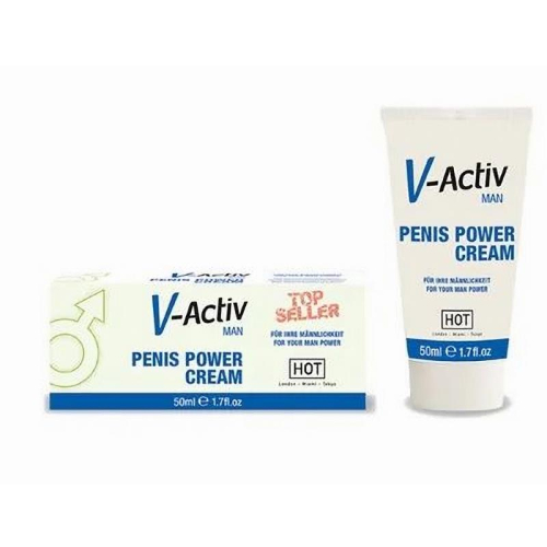 Hot V-Activ Penis Power Creme Revigorante para Homem 50 ml