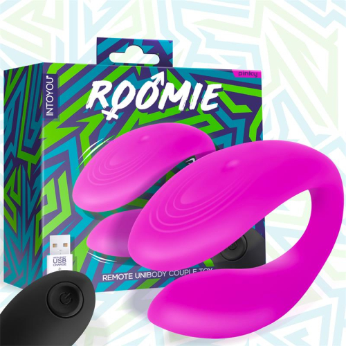 Roomie Vibrador para Casais Silicone Líquida Unibode Control Remoto USB