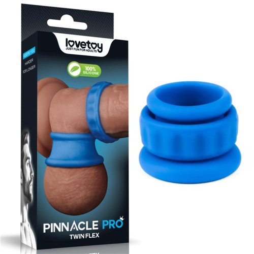 Pinnacle Pro Twin Flex Stretcher Anel Duplo para o Pénis